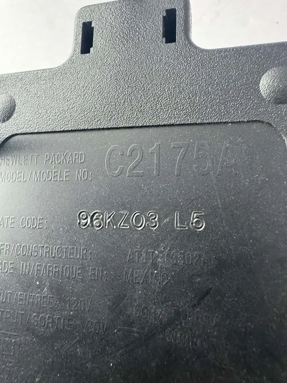 Hewlett Packard C2175A AC Power Adapter 30V 400mA
